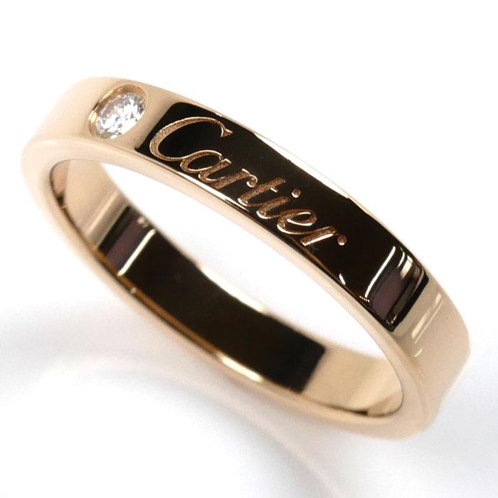 Cartier（カルティエ） K18PG ピンクゴールド エングレーブド 1P