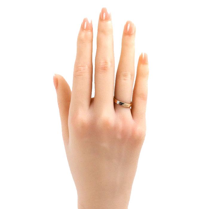 Cartier（カルティエ） K18PG ピンクゴールド エングレーブド 1P
