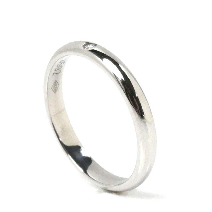 Cartier（カルティエ） Pt950 プラチナ 1895 ウェディング 1Pダイヤ