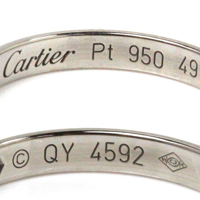 Cartier（カルティエ） Pt950 プラチナ 1895 ウェディング 1Pダイヤ
