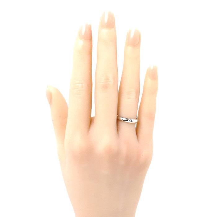HARRY WINSTON ハリーウィンストン Pt950 ラウンドマリッジ 1Pダイヤ