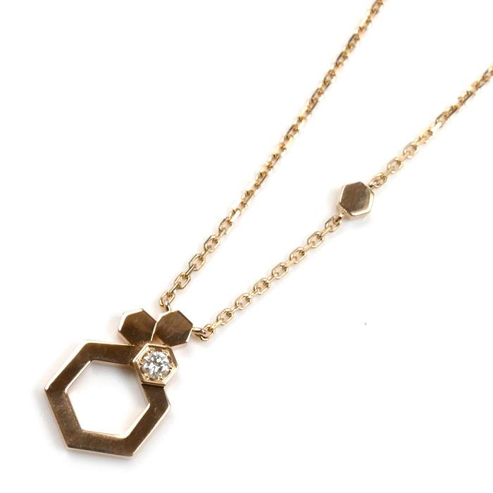 CHAUMET（ショーメ） K18PG ピンクゴールド ビーマイラブ ネックレス