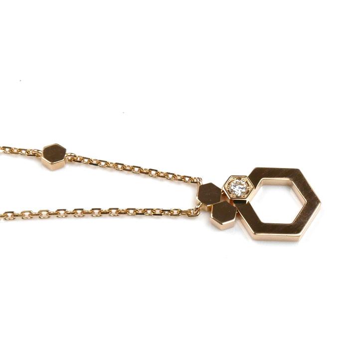 CHAUMET（ショーメ） K18PG ピンクゴールド ビーマイラブ ネックレス