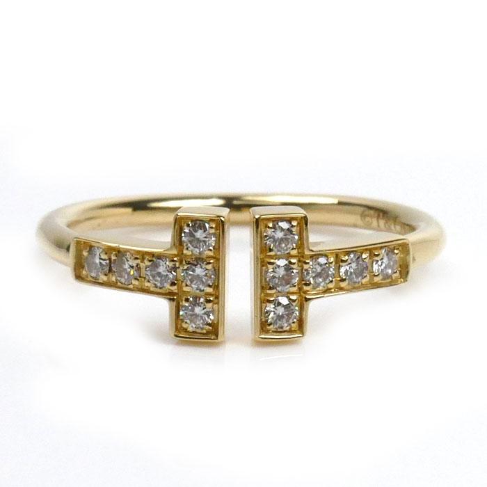 TIFFANY&Co.（ティファニー） K18YG イエローゴールド Tワイヤー