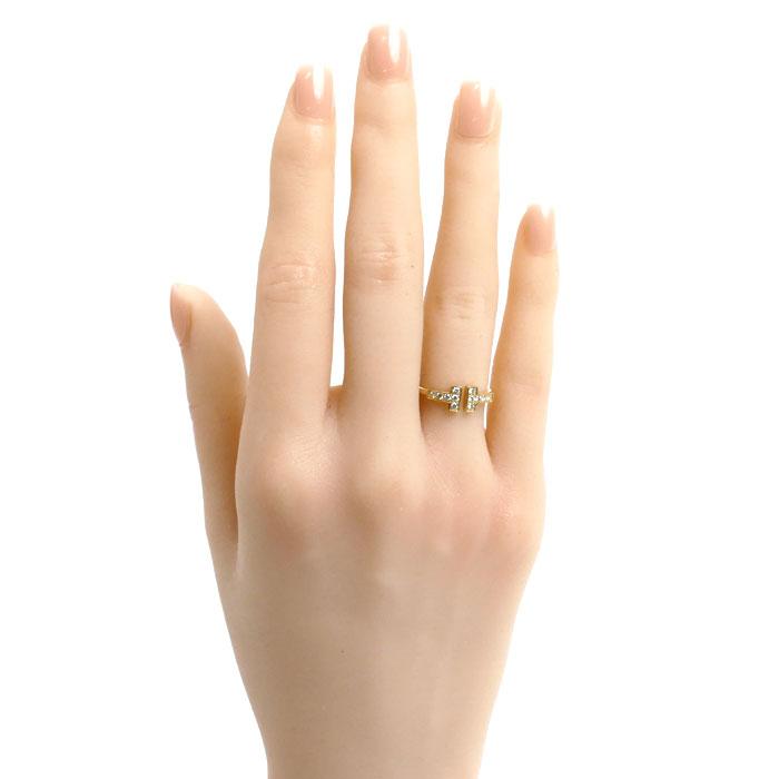 TIFFANY&Co.（ティファニー） K18YG イエローゴールド Tワイヤー