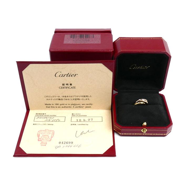 Cartier（カルティエ） K18YG/PG/WG トリニティ リング・指輪 B4086147