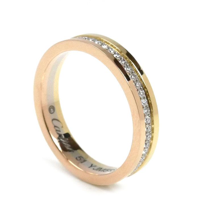 Cartier カルティエ Vendôme リング K18 11号(51) Cartier（カルティエ） K18YG/WG/PG ヴァンドーム ダイヤ リング・指輪