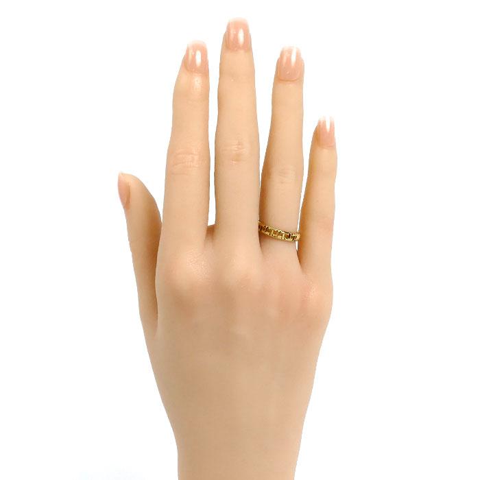 TIFFANY&Co.（ティファニー） K18YG イエローゴールド Tトゥルー