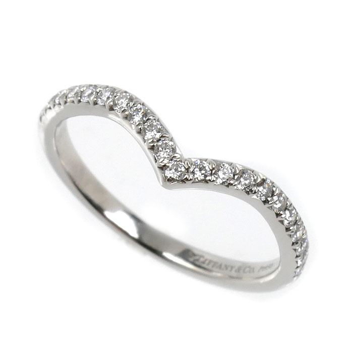 TIFFANY&Co.（ティファニー） Pt950プラチナ ソレスト V ダイヤ リング 