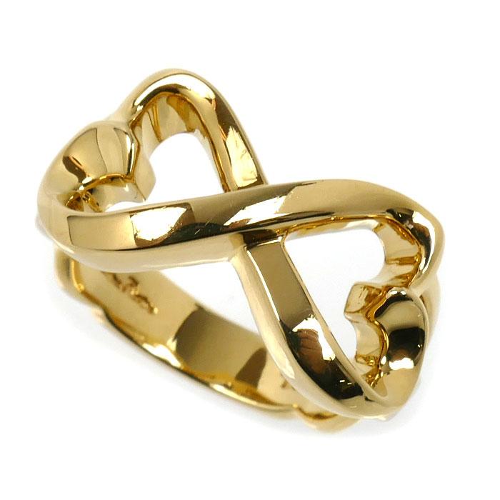 TIFFANY&Co.（ティファニー） K18YG イエローゴールド ダブルラビング