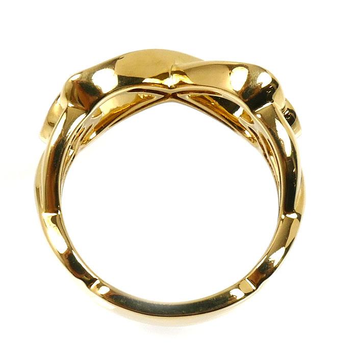 TIFFANY&Co.（ティファニー） K18YG イエローゴールド ダブルラビング