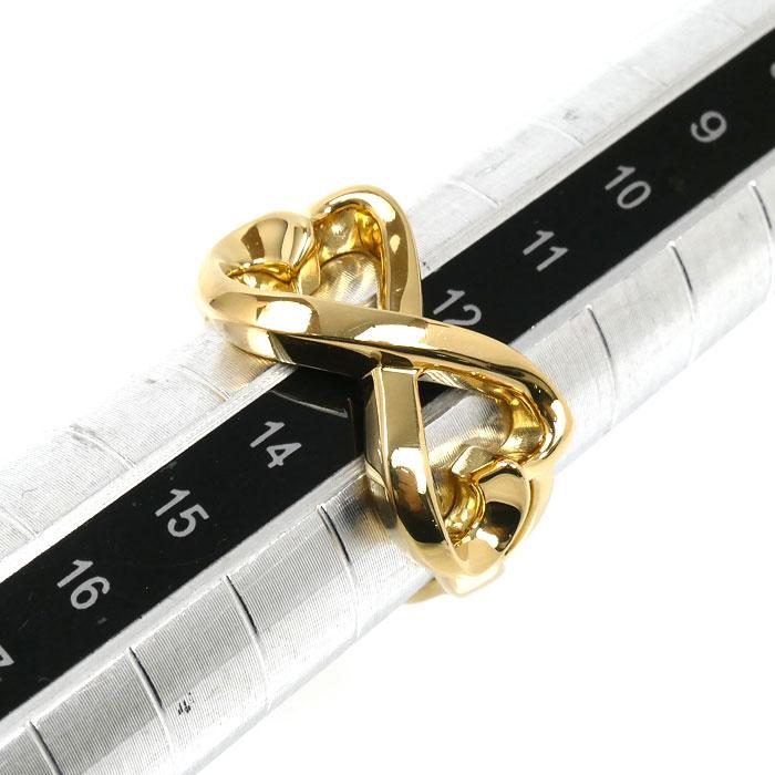 TIFFANY&Co.（ティファニー） K18YG イエローゴールド ダブルラビング