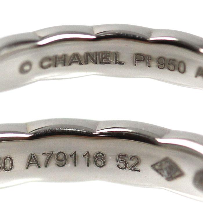 CHANEL（シャネル） Pt950プラチナ ココクラッシュ リング・指輪