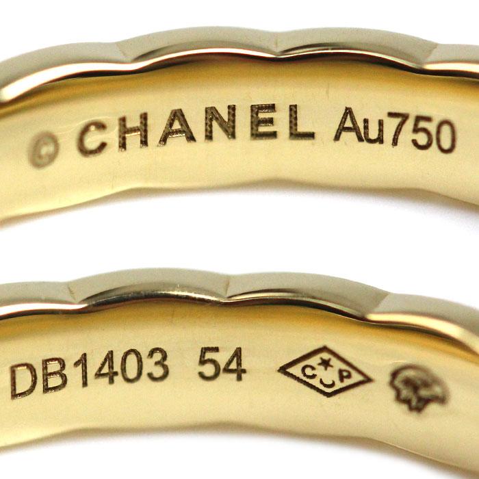 CHANEL（シャネル） K18YG イエローゴールド ココクラッシュ リング