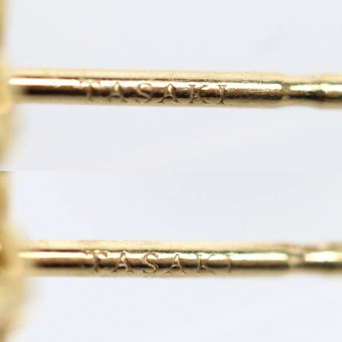 TASAKI K18YG ダイヤピアス TASAKI タサキ K18YG イエローゴールド ピアス ダイヤモンド0.64ct