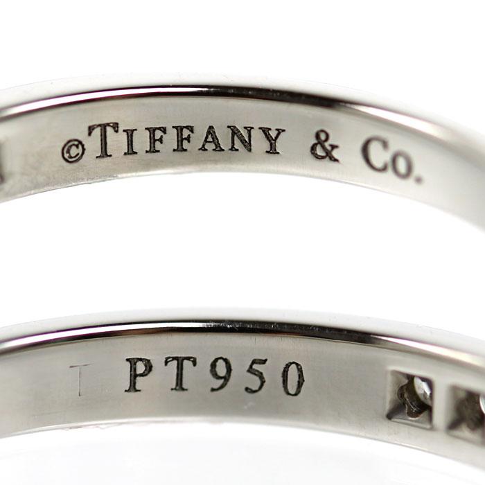 TIFFANY&Co.（ティファニー） Pt950プラチナ チャネルセッティング