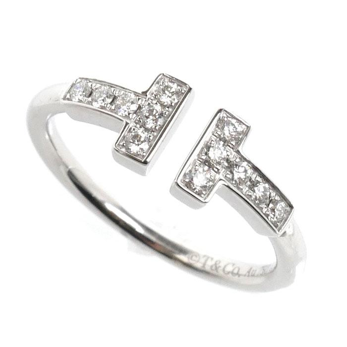 TIFFANY&Co.（ティファニー） K18WG ホワイトゴールド Tワイヤー