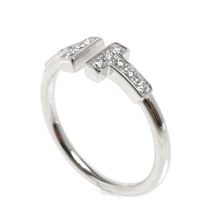 TIFFANY&Co.（ティファニー） K18WG ホワイトゴールド Tワイヤー