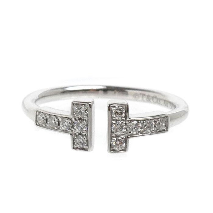 TIFFANY&Co.（ティファニー） K18WG ホワイトゴールド Tワイヤー