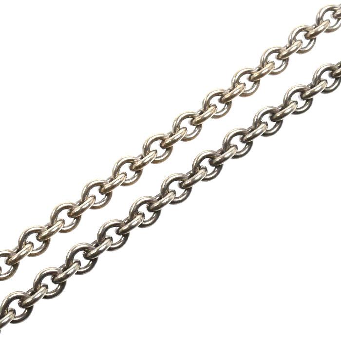CHROME HEARTS クロムハーツ シルバー925 NEチェーン 24 ネックレス 