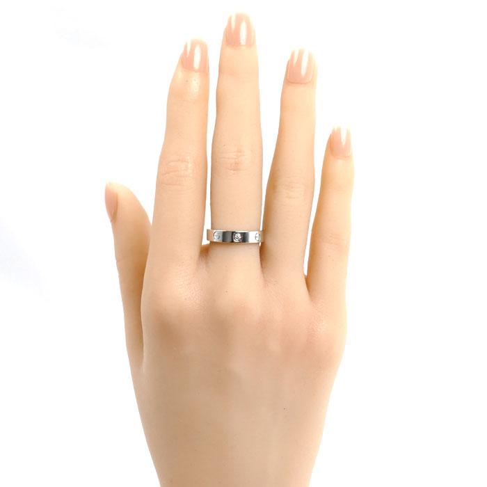 Cartier（カルティエ） K18WG ホワイトゴールド ミニラブ 1Pダイヤ 