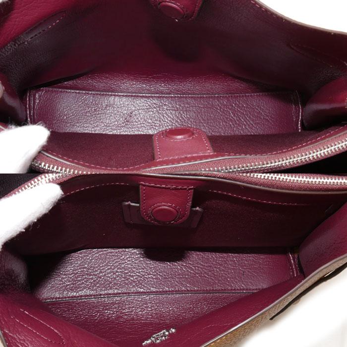 COACH（コーチ） レザー ハンナ 2Wayショルダーバッグ ライトサドル 