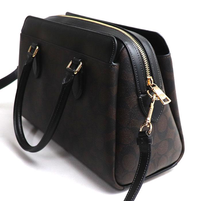 COACH コーチ ダーシー キャリーオール 2Wayショルダーバッグ ブラウン 