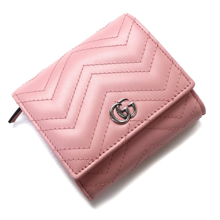 GUCCI グッチ GGマーモント 二つ折り財布 ピンク 598629 DTD1P 5815