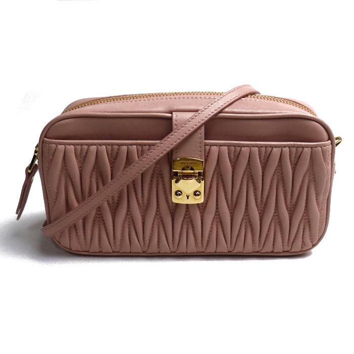 MIUMIU ミュウミュウ マテラッセ ショルダーバッグ ピンク 5DH059 
