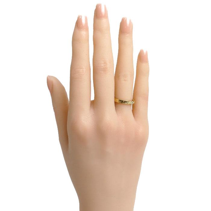 TIFFANY&Co. ティファニー K18YG イエローゴールド ノーツ ナロー 