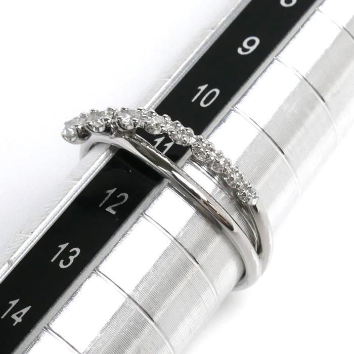 Vendome Aoyama ヴァンドーム青山 K18WG ホワイトゴールド ダイヤ 