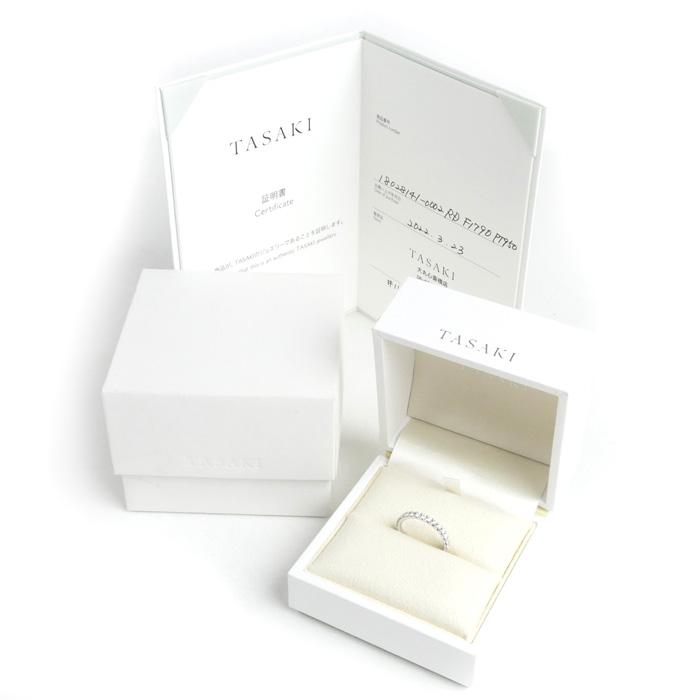 TASAKI タサキ Pt950プラチナ ピアチェーレ ハーフエタニティ TASAKI タサキ Pt950プラチナ ピアチェーレ ハーフエタニティ