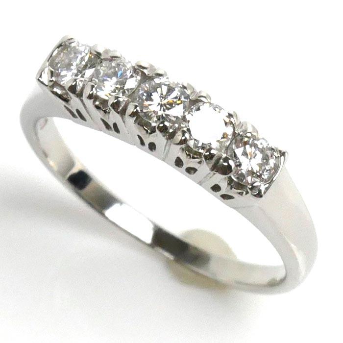 MIKIMOTO ミキモト Pt900プラチナ リング・指輪 ダイヤモンド0.41ct  