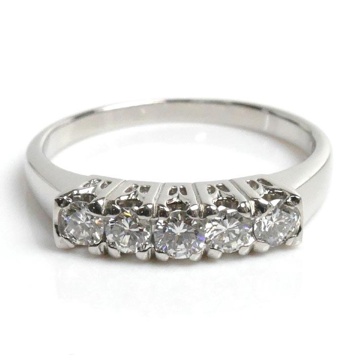 MIKIMOTO（ミキモト） Pt900プラチナ リング・指輪 ダイヤモンド0.41ct