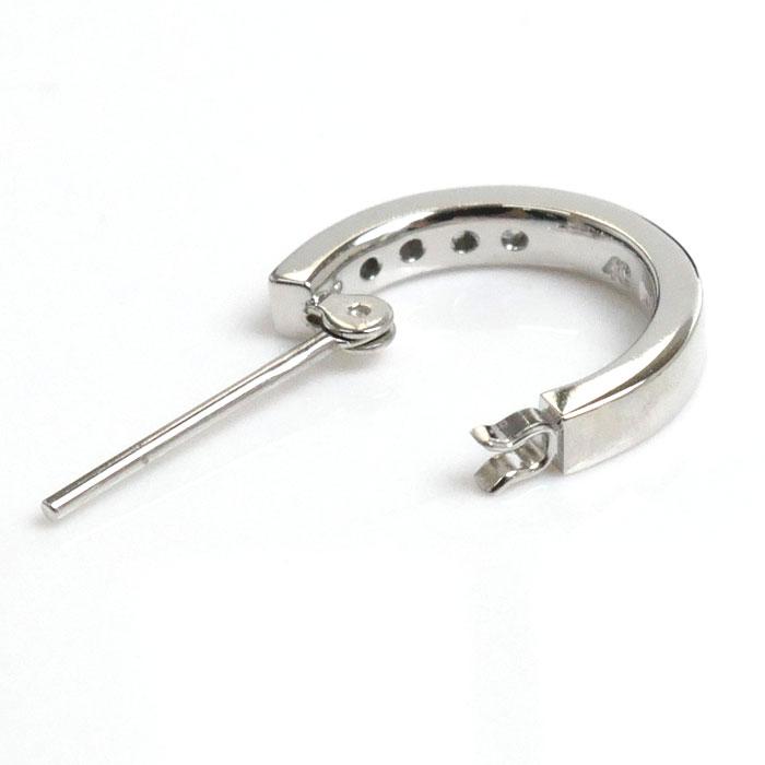 4℃ ヨンドシー K18WG ホワイトゴールド ダイヤ ピアス ダイヤモンド