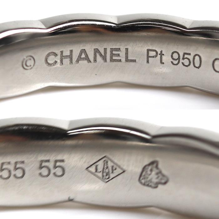 CHANEL（シャネル） Pt950プラチナ ココクラッシュ ミディアム リング