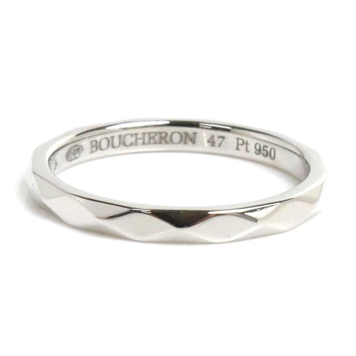 BOUCHERON Boucheron ブシュロン Pt950プラチナ ファセット スモール 