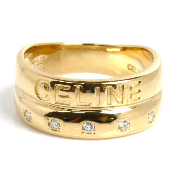 CELINE（セリーヌ） K18YG イエローゴールド ダイヤ リング・指輪
