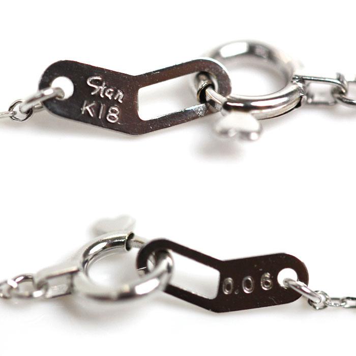 ★k18wg.美品.ダイヤ.2.4g★ STAR JEWELRY スタージュエリー K18WG ホワイトゴールド of STARS