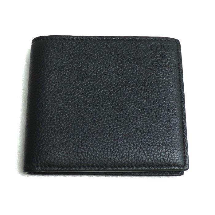 LOEWE（ロエベ） バイフォールド ウォレット 二つ折り財布 ブラック