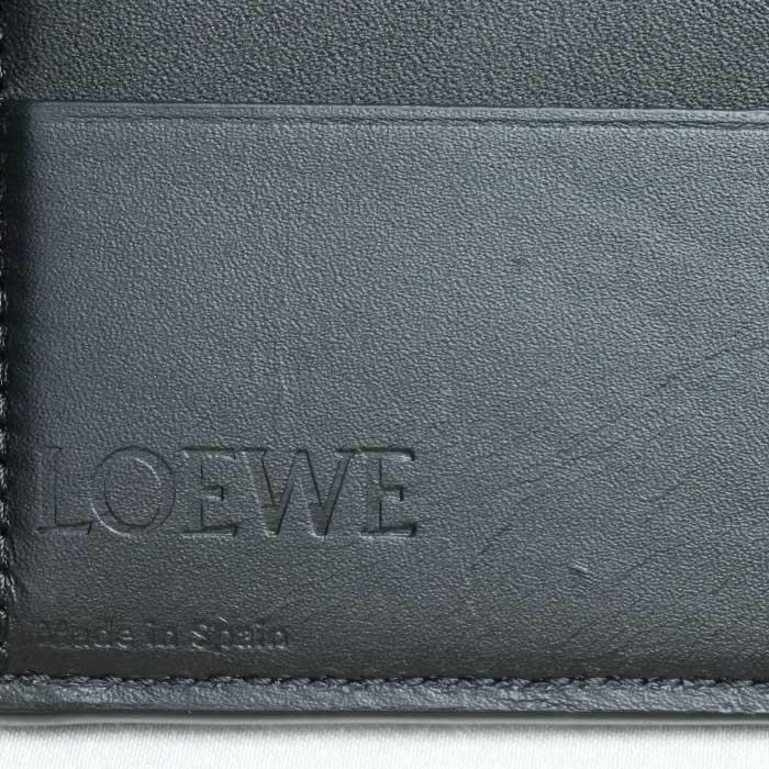 LOEWE（ロエベ） バイフォールド ウォレット 二つ折り財布 ブラック