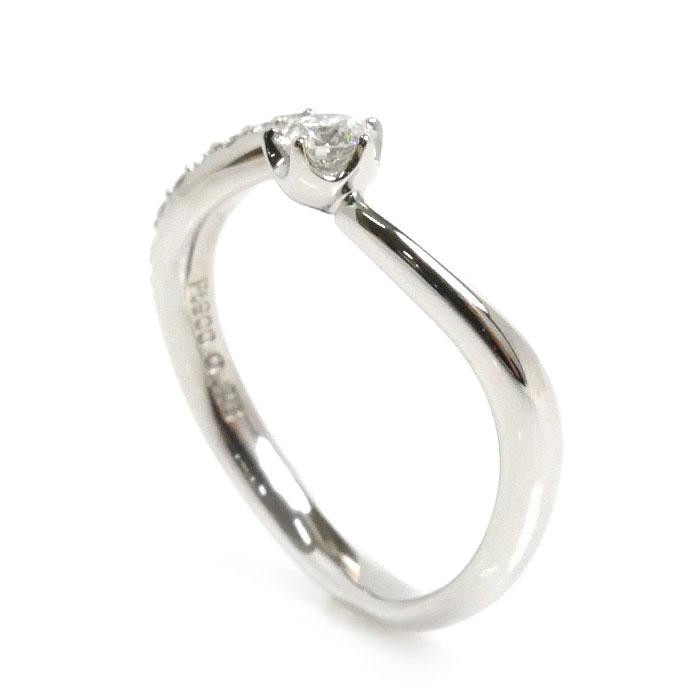 小寺智子 Pt900プラチナ リング・指輪 ダイヤモンド0.26ct 7号 2.8g 