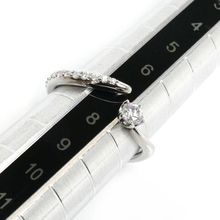 小寺智子 Pt900プラチナ リング・指輪 ダイヤモンド0.26ct 7号 2.8g 