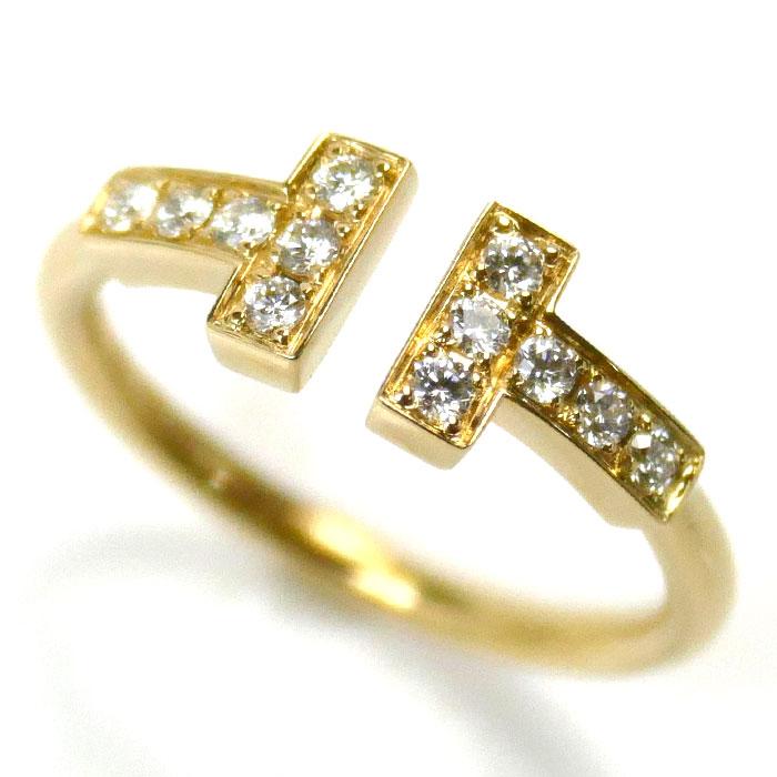 TIFFANY&Co.（ティファニー） K18YG イエローゴールド Tワイヤー