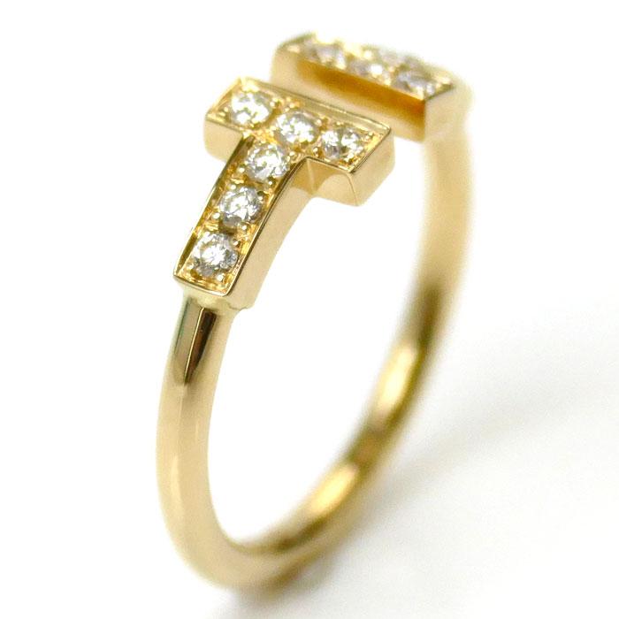 TIFFANY&Co.（ティファニー） K18YG イエローゴールド Tワイヤー