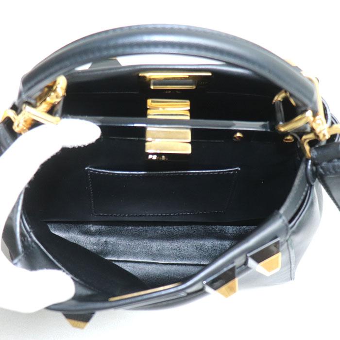 FENDI（フェンディ） ミニピーカブー スタッズ 2Wayショルダーバッグ