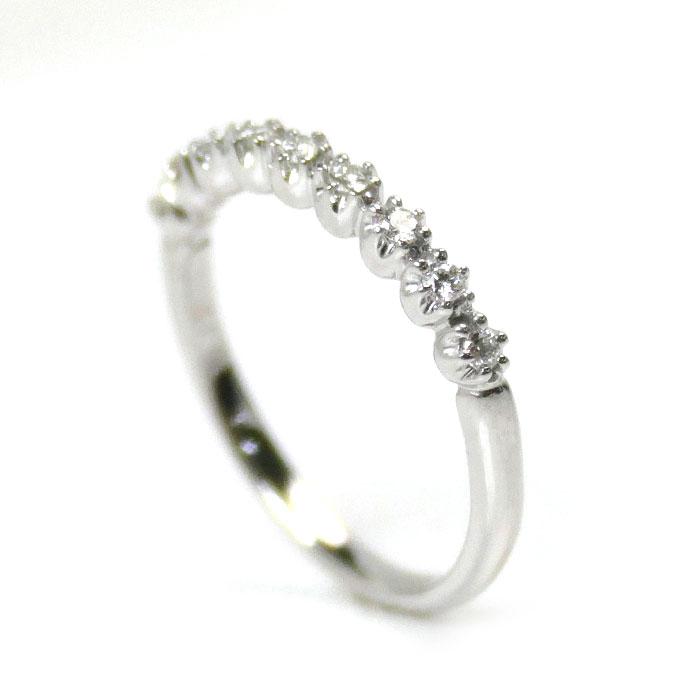 STAR JEWELRY スタージュエリー K18WG ホワイトゴールド ダイヤ リング 