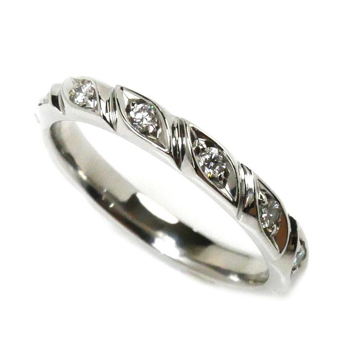 CHAUMET Chaumet ショーメ Pt950プラチナ トルサード 8P ダイヤ CHAUMET Chaumet ショーメ Pt950プラチナ トルサード 8P ダイヤ