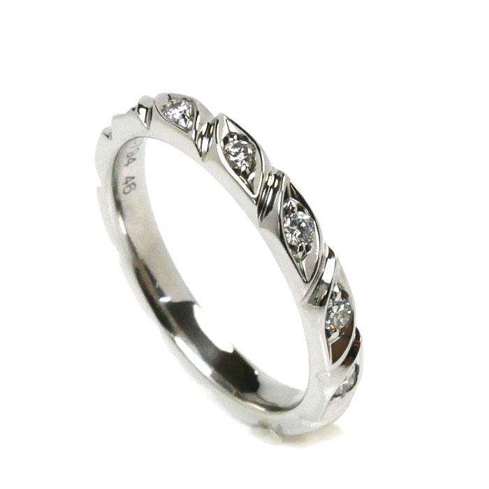 CHAUMET Chaumet ショーメ Pt950プラチナ トルサード 8P ダイヤ CHAUMET Chaumet ショーメ Pt950プラチナ トルサード 8P ダイヤ