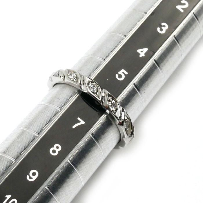 CHAUMET Chaumet ショーメ Pt950プラチナ トルサード 8P ダイヤ CHAUMET Chaumet ショーメ Pt950プラチナ トルサード 8P ダイヤ